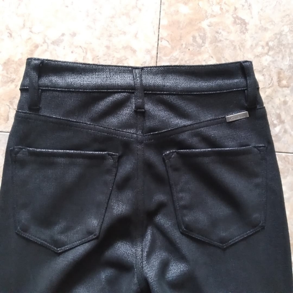 KanCan Carly Ultra High Rise Faux Leather Super Skinny pants, size 1/24 - Picture 5 of 9